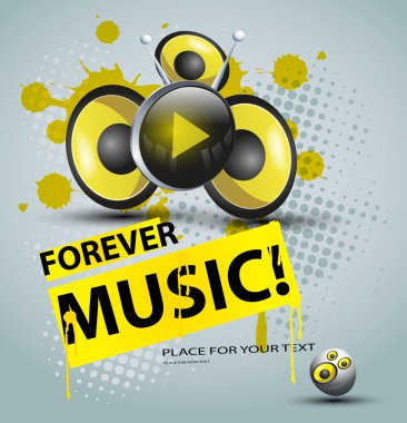 müzik ses kavramı poster