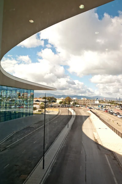 Uitzicht vanaf de terminal — Stockfoto