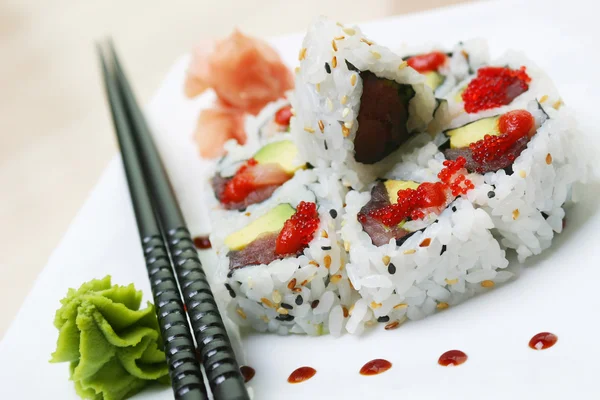 Sushi - California Rolls — Stock Photo, Image