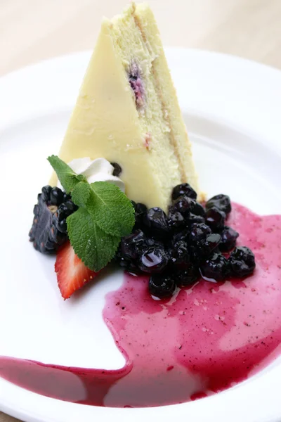 Wildberry 치즈 케이크 — 스톡 사진