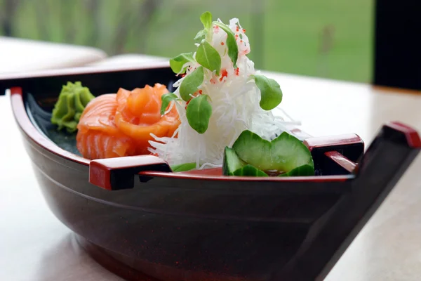 Csónak sushi sampler — Stock Fotó