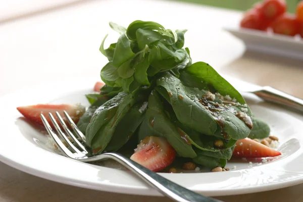Salada de espinafre — Fotografia de Stock