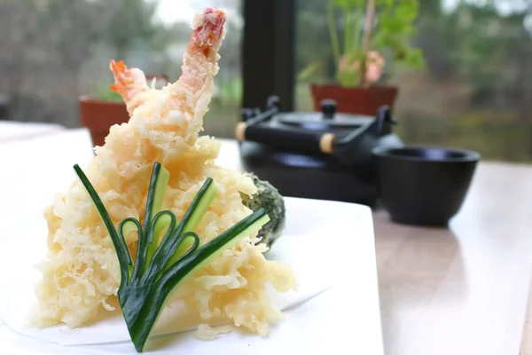 Sushi - krewetki tempura — Zdjęcie stockowe