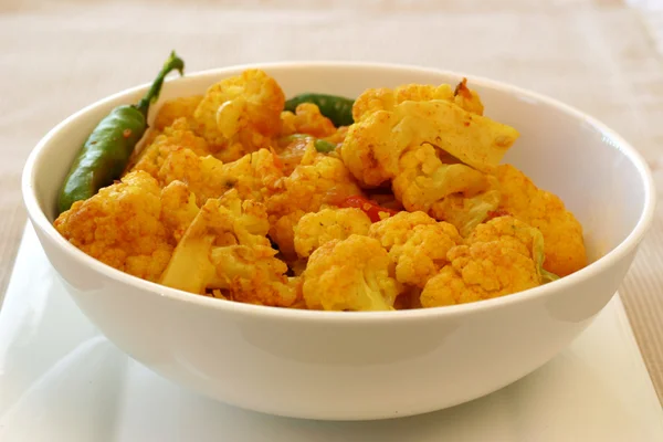 인도 음식 시리즈-콜리플라워 — 스톡 사진
