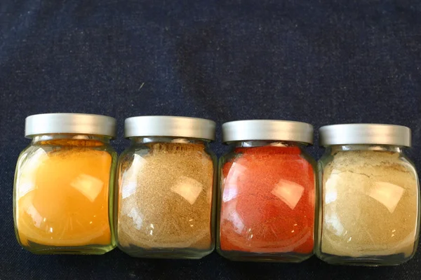Spice Jars — Stock Photo, Image