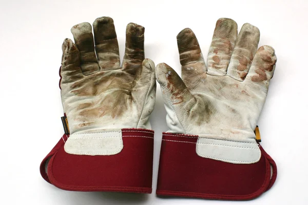 stock image Used gardening or work gloves