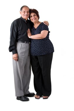 yaşlı Doğu Hint Çift