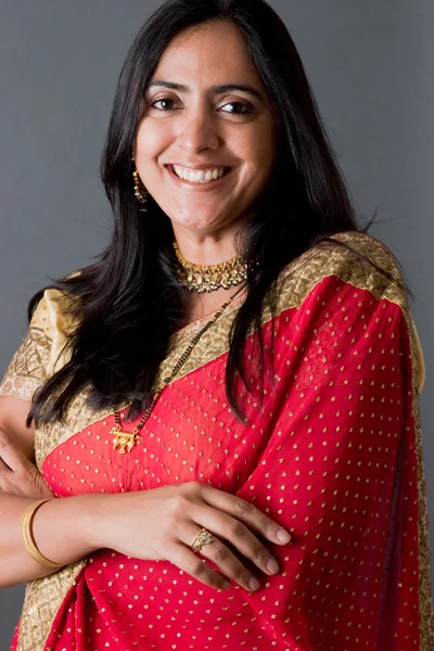 Krásná indická žena — Stock fotografie