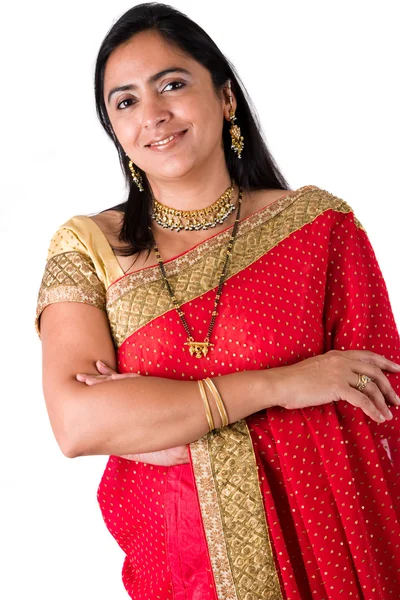 Vacker indisk kvinna — Stockfoto