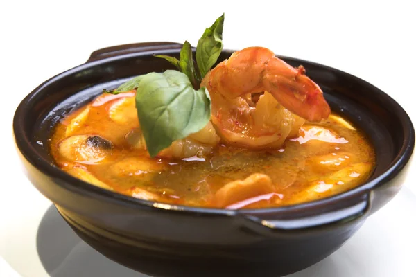 Thai Tom-Yom Soup — Stock Photo, Image