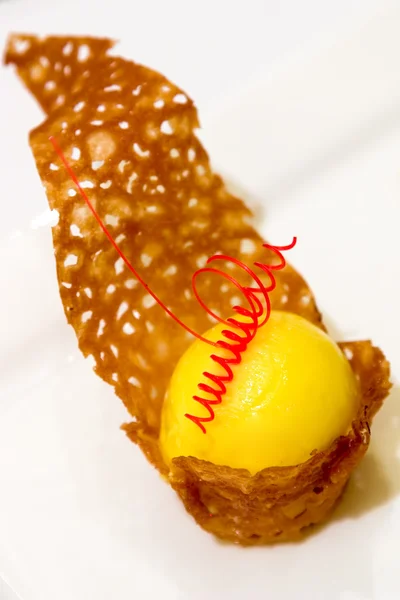 Cytryna deser — Zdjęcie stockowe
