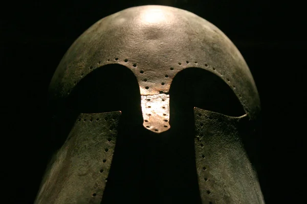 Helm van de Strijder van de middeleeuwse — Stockfoto