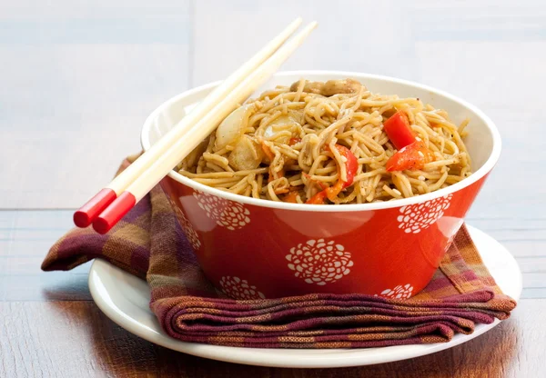 Teriyaki Sesame Noodles — Stock Photo, Image