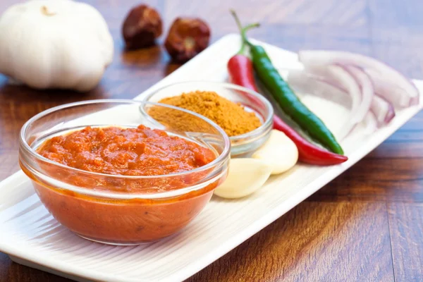 stock image Chicken Tikka Masala Ingredients