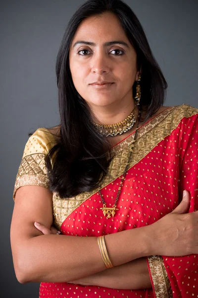 Piękna Hinduska kobieta Zdjęcie Stockowe
