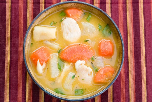 Zupa z kurczaka - style Karaibów Zdjęcie Stockowe