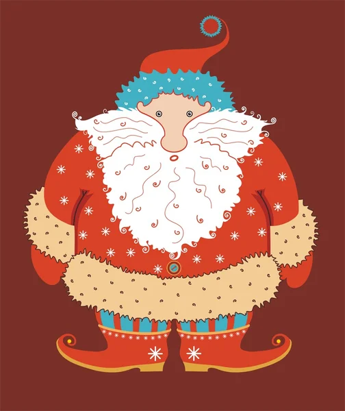 Surpris Père Noël — Image vectorielle