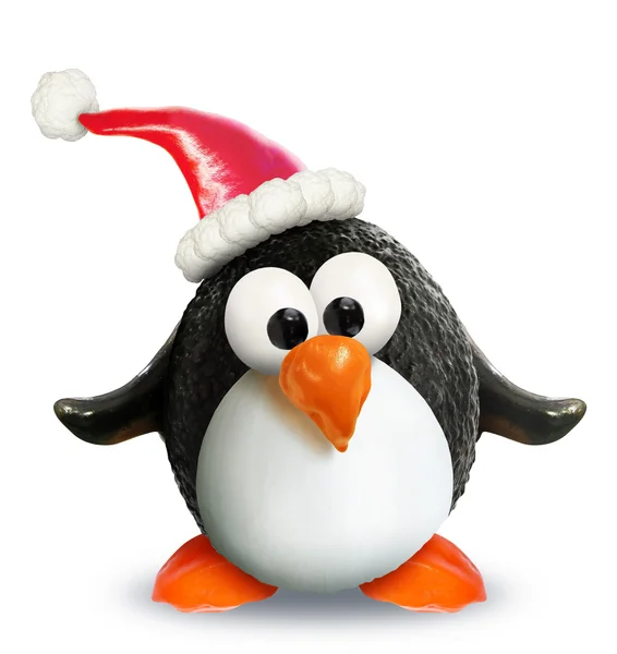 Овощной рождественский пингвин — стоковое фото