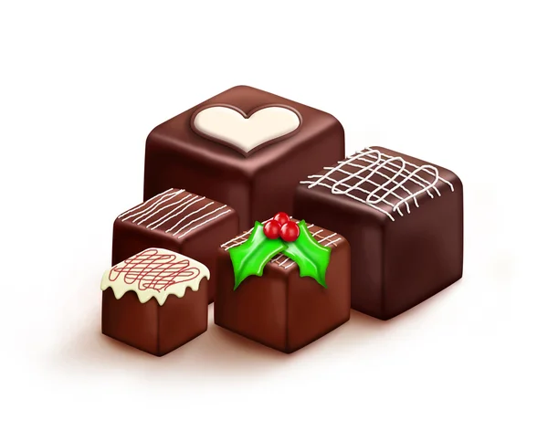 stock image Christmas Chocolates