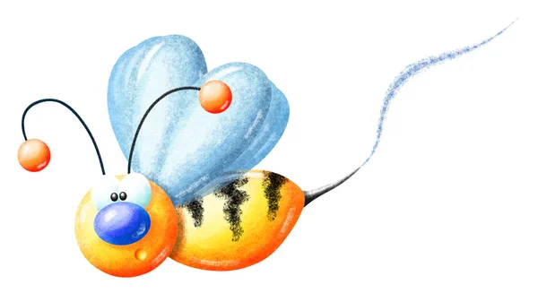 Κραγιόνι buzzy bee — Φωτογραφία Αρχείου