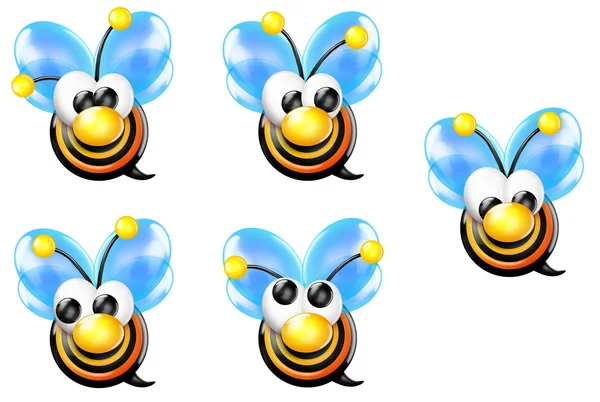 Cartoon Bullseye Bee (boy) — Stock Photo, Image