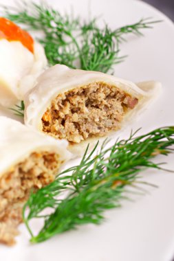 Meat dumplings clipart