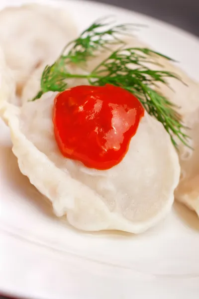 Meat dumplings — Stock Photo, Image