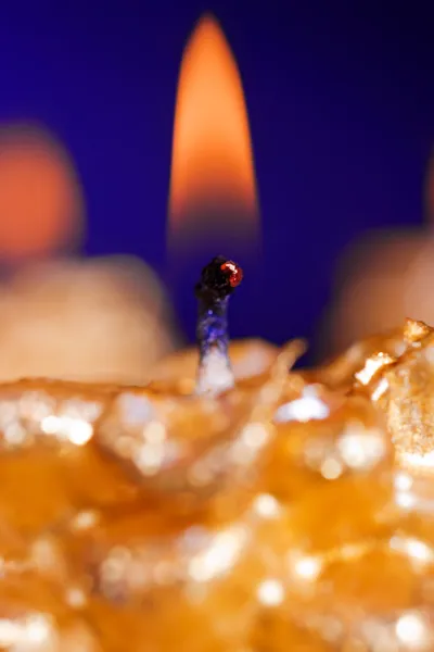 ख्रिसमस मेणबत्ती — स्टॉक फोटो, इमेज