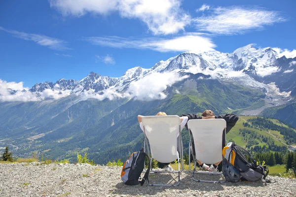 Альпы Шамони — стоковое фото