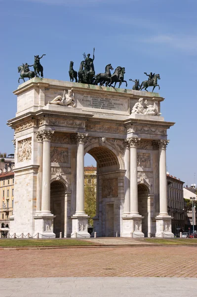 stock image The Arch of Peace in Milan