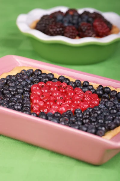Tarts with berries — Stok fotoğraf