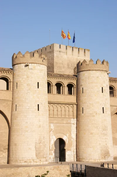 Palacio de la Aljaferia de Zaragoza — Foto de Stock