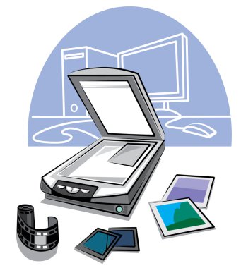 Scanner clipart