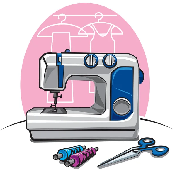 Швейная машина — стоковый вектор