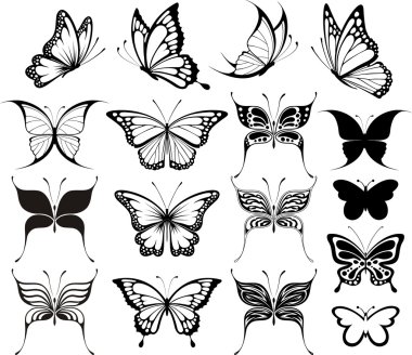 Butterfly vector set