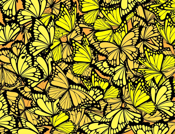 Vlinders achtergrond — Stockvector