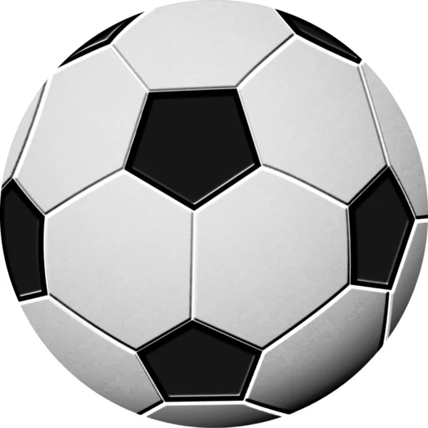 Ігровий м'яч ізольовано на білому тлі — стокове фото