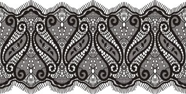 Embroidered lace design clipart