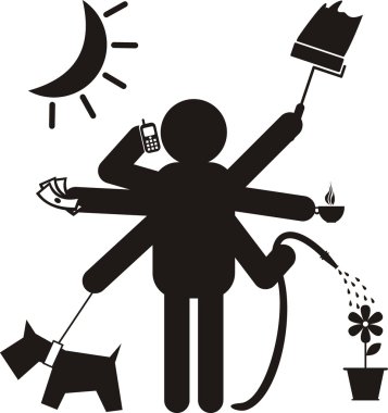 Metaphor illustration clipart