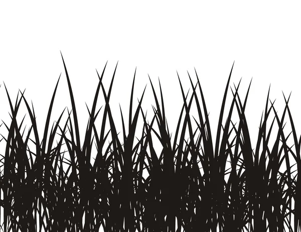 Weiden-Silhouetten — Stockvektor