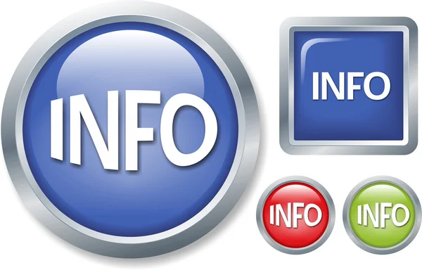 Botón Información — Foto de Stock