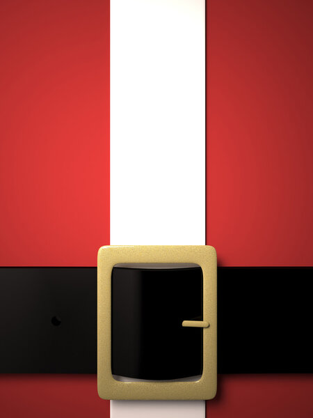 Santa claus coat belt background