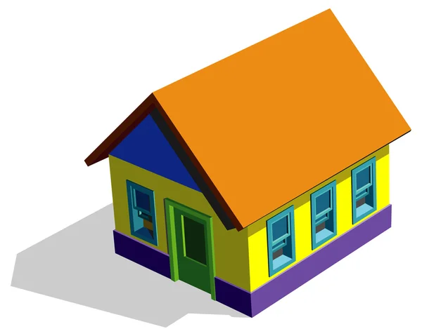 Ilustrace z domu — Stockový vektor