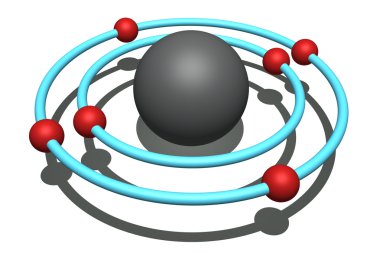 Carbon atom clipart