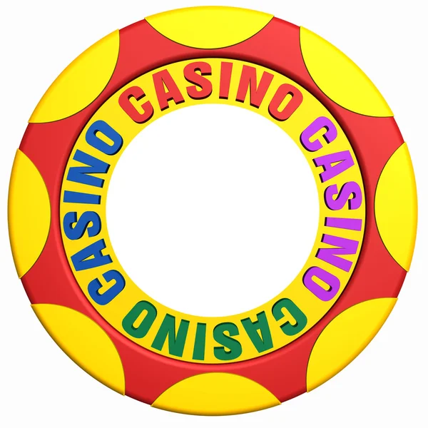 Casino fiches — Stockfoto