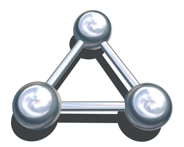 Atomen en bindingen — Stockfoto