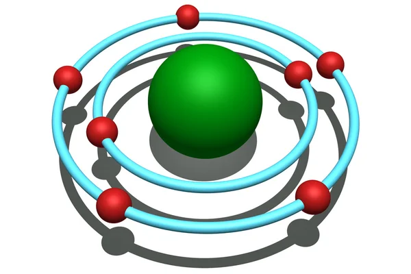 Nitrogen atom — Stock Photo, Image