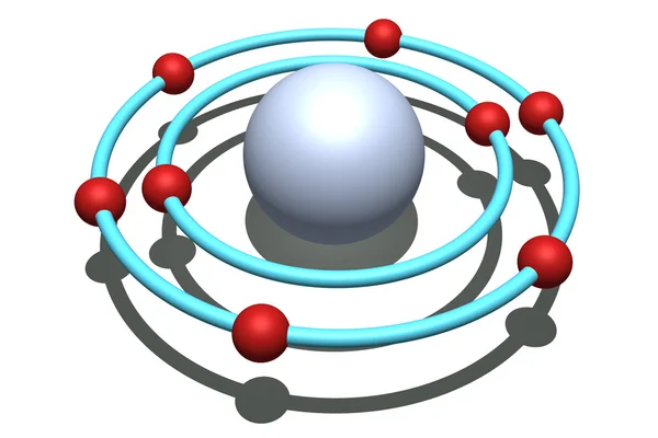 Oxygen atom — Stock Photo, Image