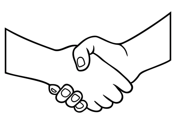 Рукостискання символ — стоковий вектор