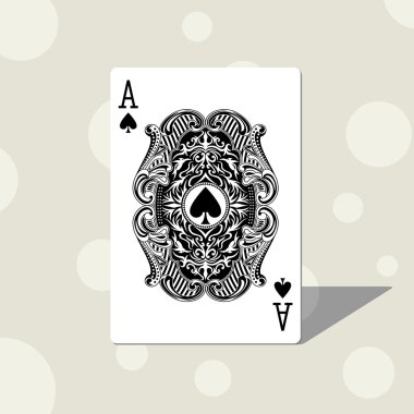 Ace spade clipart